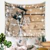 Christmas Snowman Magic Tapestry New Year Bedroom Wall Hanging Home Decor Bohemian Decorative Hippie Printed Sheet Background