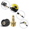 High Pressure Washer Quick Connect Adapter for Karcher K2-K7 Series Brass M22 14MM Fitting Hose Connector Quick Release Adapter