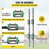 Linear Guide Rail 2Pcs HGR20-1000mm Linear Slide Rail with 1Pcs RM1605-1000mm Ballscrew with BF12/BK12 Kit Linear Slide Rail Guide Rail Square For DIY