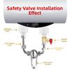 Compatible Copper Safety Valve for Haier and For Midea Water Heater Systems Prevents Overpressure and Leakage Issues