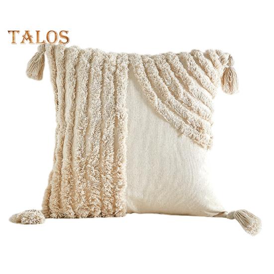 

Наволочка с кисточкой в бохо-стиле, короткая плюшевая бахрома, декор для офисного дивана, наволочка для подушки для гостиной, спальни, подушки для сиденья автомобиля 45x45cm