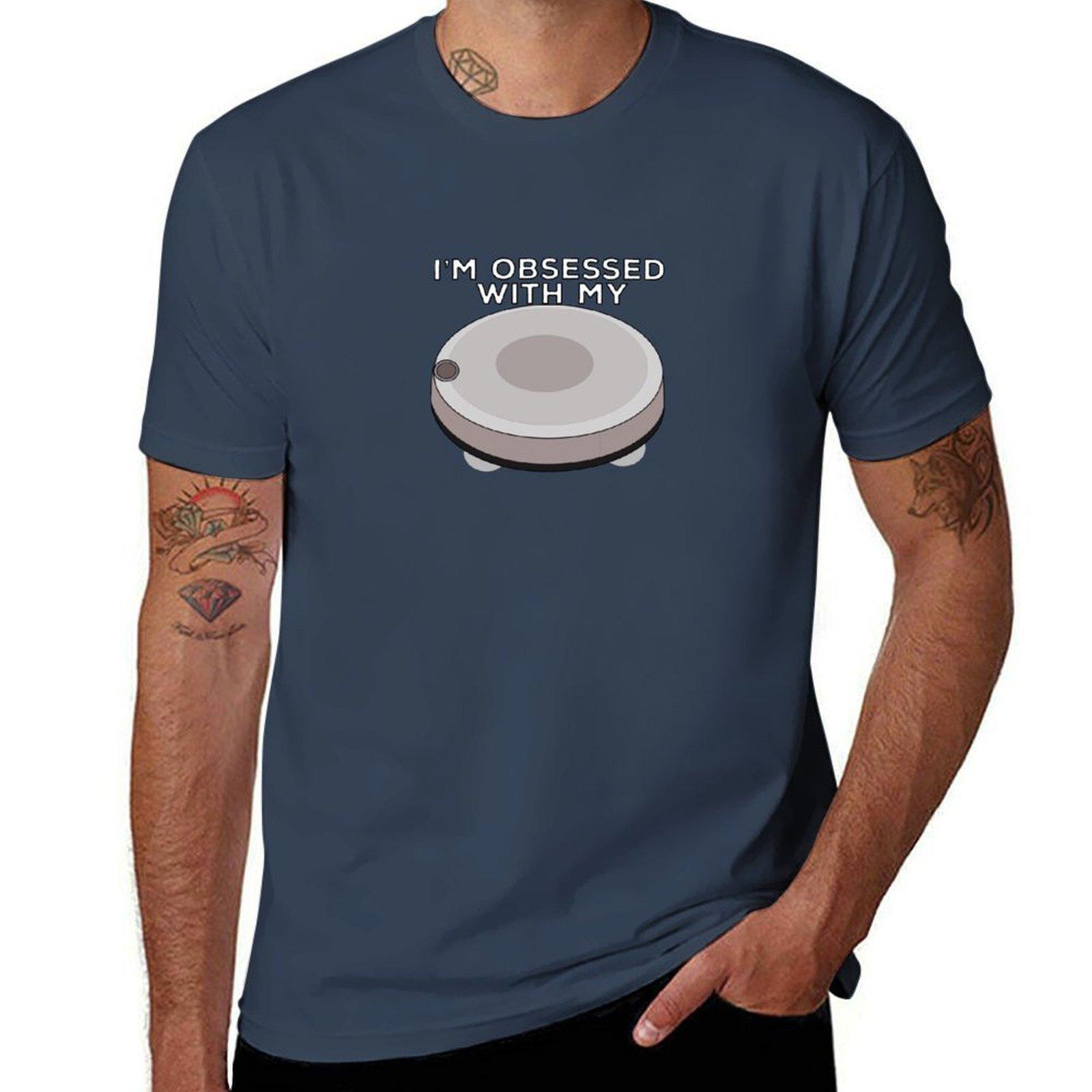 Im Obsessed With my Robot Vacuum TShirt Basic Casual Wear Short Sleeve Top S