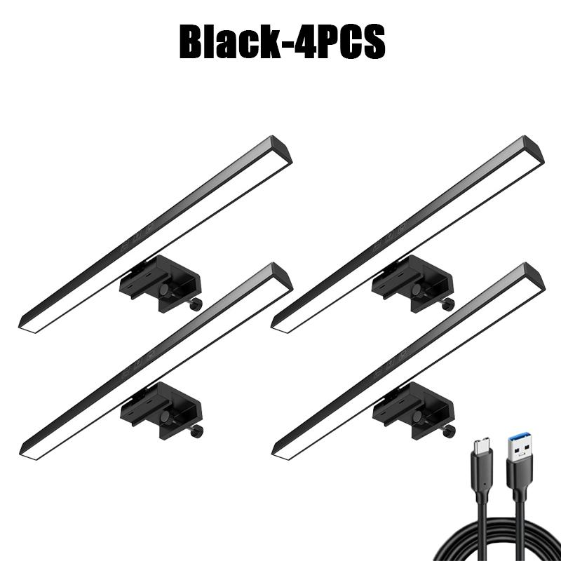 33cm LED Desk Lamp LED Computer PC Monitor Screen Light Bar Stepless Dimming Reading USB Powered Hanging Table Lamp