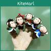 Seven Little Monkeys Plush Finger Puppets Set Pp Cotton For Kids Creative Playtime