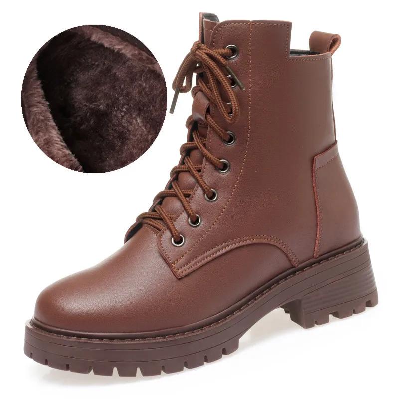 Популярные нескользящие женские зимние стеганые ботинки Comemore — фото 10