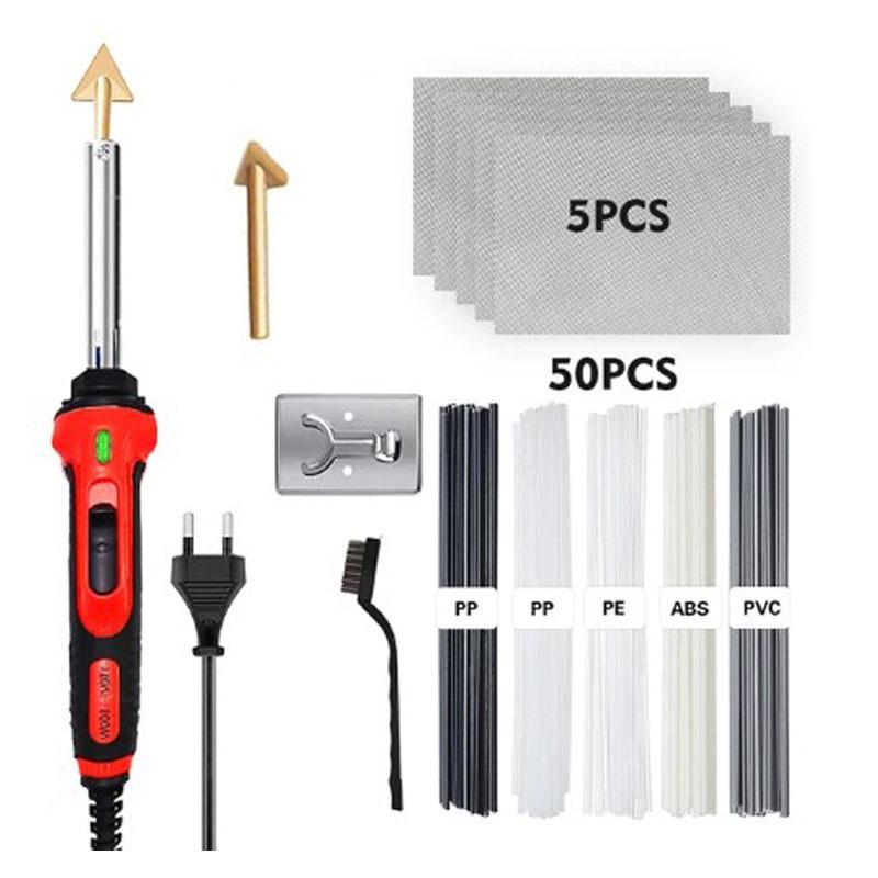 Electric Soldering Iron for Car Bumper Repair: Plastic Crack Welding and Auto Maintenance Tool Kit