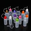1 Set Klarplastik-Squeeze-Flaschen mit Nadelspitze und sicheren Deckeln für Klebstoff, Bastelmaterialien, Gewürze und Flüssigkeitsaufbewahrung