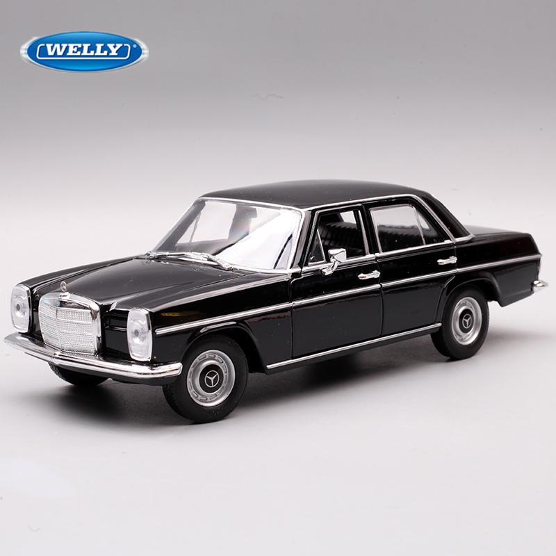 WELLY 1/24 Mercedes-Benz 220 Alloy Car Model Diecasts Metal Classic Retro Old Car Model Simulation Collection Childrens Toy Gift