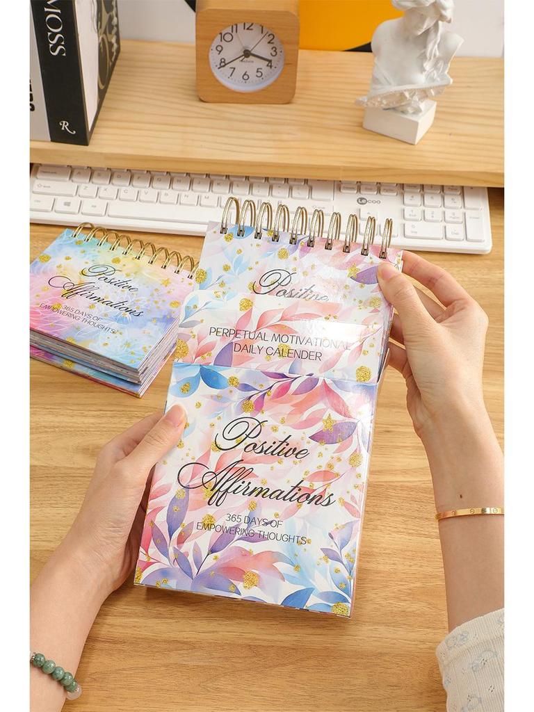 2026 Inspirational Desk Calendar for Women - Creative 365-Day Perpetual Ornament