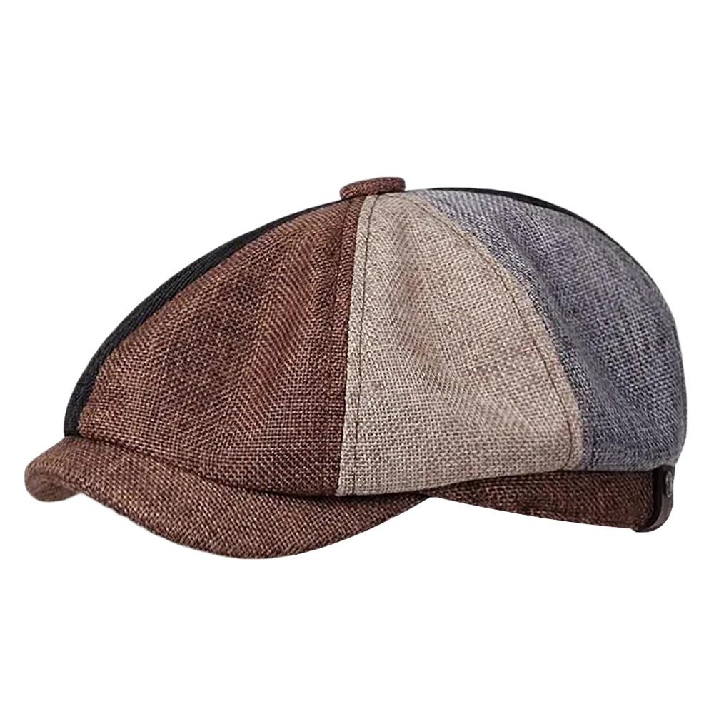 Autumn Winter Casual Men Newsboy Hat Retro Classic Beret Hats Warm Street Caps Unisex