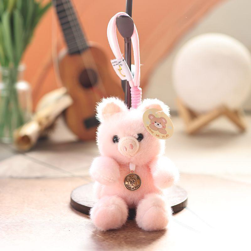 Raccoon Plush Toy Keychain With Soft Cotton Filling For Kids And Adults