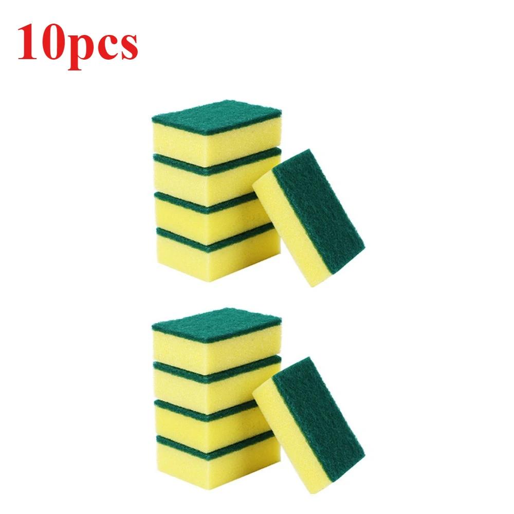 5/10pcs Dishwashing Sponge Kitchen Magic Clean Rub  Focal Stains Sponge Removing Kit Cleaning Brush Sponges Magic Sponge