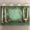 1Pcs Spring Plant Greenery Nature Landscape Decoration Background Spring Backdrop Decorations For Photo Studio Photo Booth Party