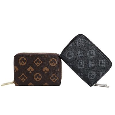 New Unisex Change Bag Large Capacity Retro Multi-card Bag Wallet Key Bag Printed Clutch Bag Tide