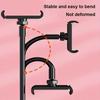 Phone Clip On Stand Holder with Grip Flexible Long Arm Gooseneck Tablet Lazy Bracket Mount Clamp Support 4-11 In for IPad IPhone