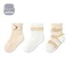 Spring/Summer Bow Baby Mesh Lace Cotton Socks - Breathable & Thin Princess Socks for Girls