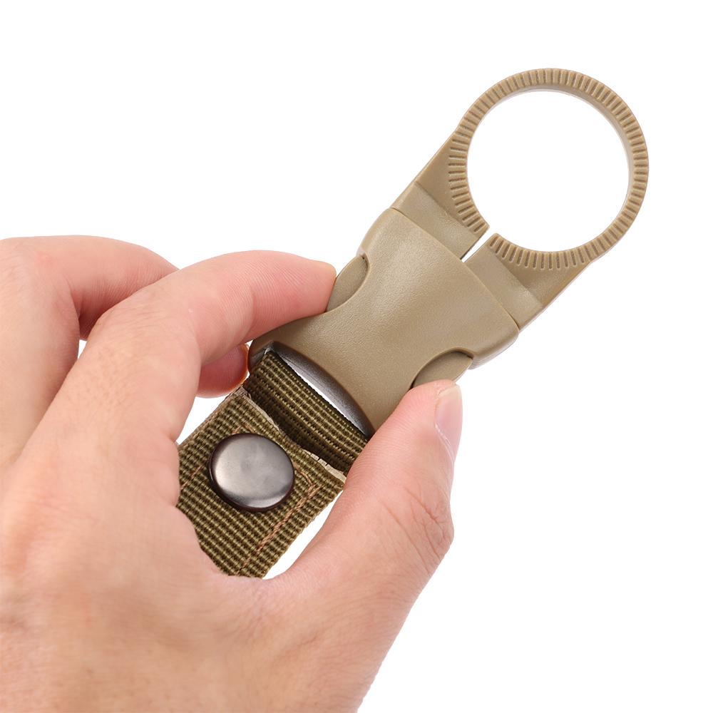 Nylon Webbing Hang Buckle Holder Backpack Hook Carabiner Lock Keychain Belt Clips Water Bottle Clip