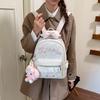 Schoolbag Korean girl heart backpack women's 1011 new bag sweet and cute bow backpack student schoolbag