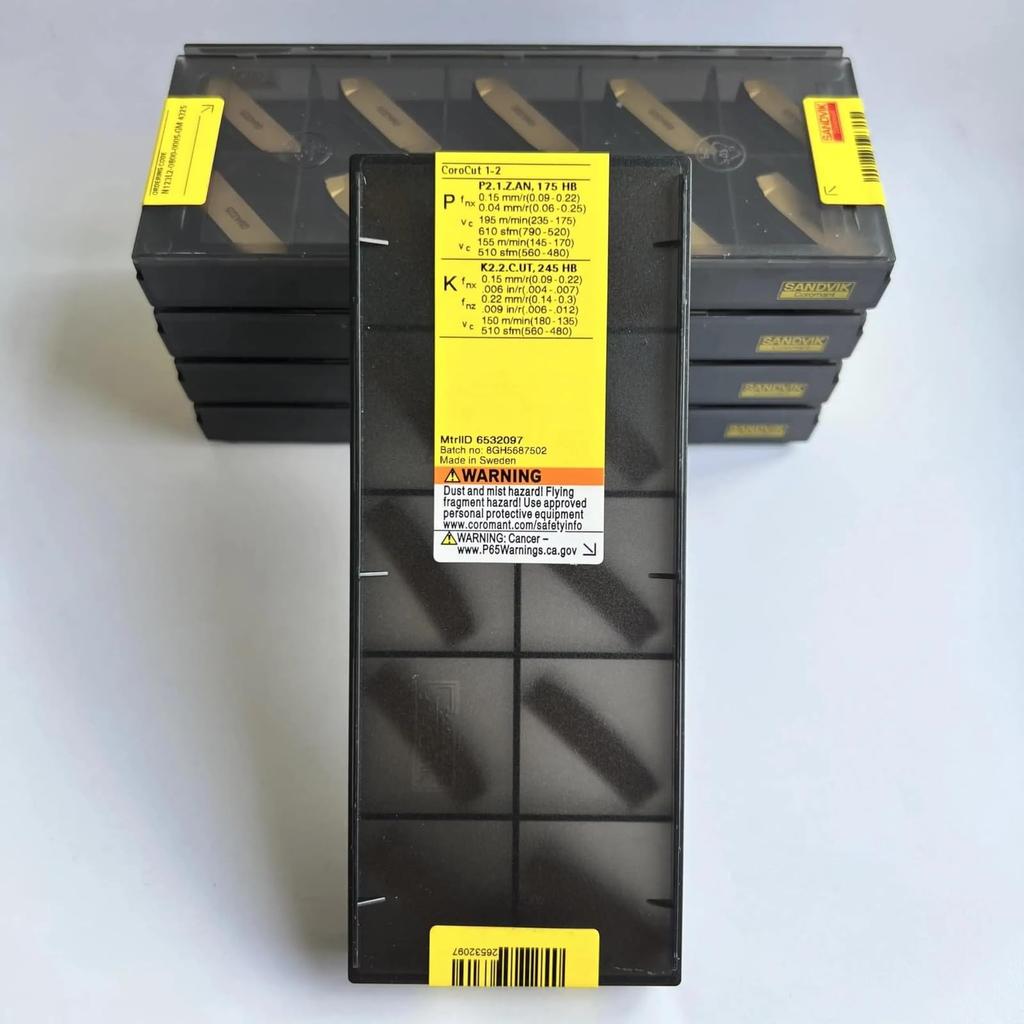 Original Sandvik / N123L2-0800-0005-GM 4325  / CNC lathe carbide blade 10 PCS