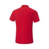 Li Ning Glory Series Einfarbig Weich Bequem Atmungsaktiv Vielseitig Lässig Kurzarm Poloshirt Herren Poloshirts Stierrot APLV465-3