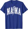 Mama Lightning Bolt Checkered Varsity Mother's Day Unisex T-Shirt