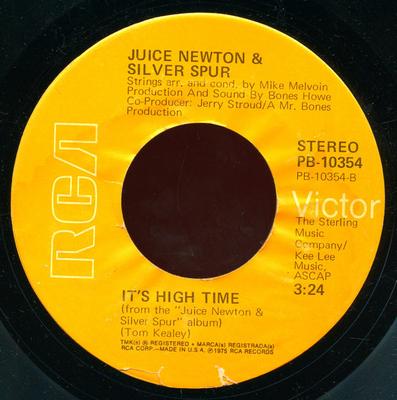 Disque 7 pouces JUICE NEWTON & SILVER SPUR - Catwillow River PB10354 RCA Records 1975 US Folk Occasion