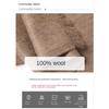 Autumn and Winter New Wool Solid Color Scarf Short Beard Warm Soft Comfortable Men's and Women's Red