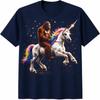 Bigfoot Riding Unicorn T-Shirt