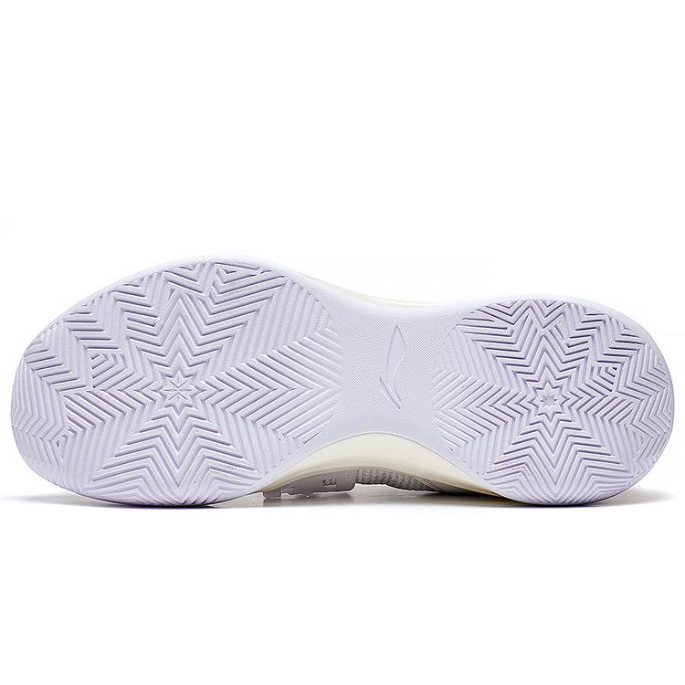 Li Ning Liren3 TEAM Abrasion Resistant Breathable Low Top Professional Basketball Shoes Men's Standard White ABAS095-3