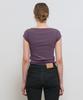 GENERALIDEA Daily Short Sleeve V-Neck T-Shirt [Purple] / Gf1Lts513