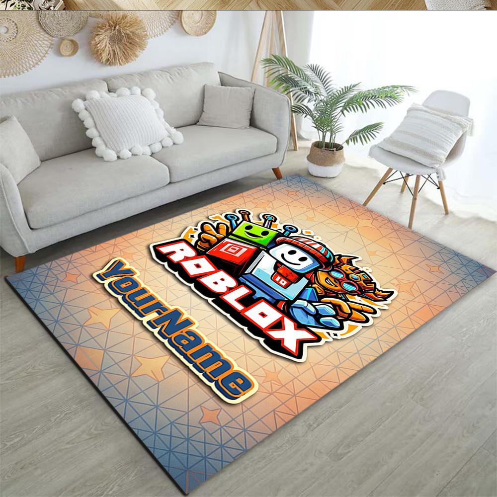 Roblox 103 Customize Your Name Floor Mat Suitable for Decorate room Kitchen Foyer Entryway Antislip Carpet Office home decor Spiritual Gift