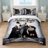 The Addams Family Bedroom 3Pcs Bedding Set Soft Bed Sheet Pillowcases Home Bedding Decoration