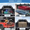 Cargo Truck Tailgate Net UV-Protected Net Cargo Mesh For Truck Tailgate Weatherproof Storage Cargo Netting With Carabiner Hooks