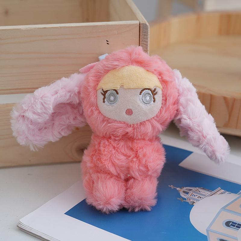 Soft Plush Rabbit Keychain Doll Adorable Toy For Girls Cute Accessory For Bags And More