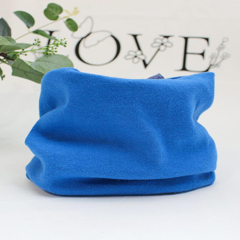 

1-12 Years Old Cashmere Knitted Scarves Elastic Children Neck Warmer for Baby Boys Girls світло-синій колір
