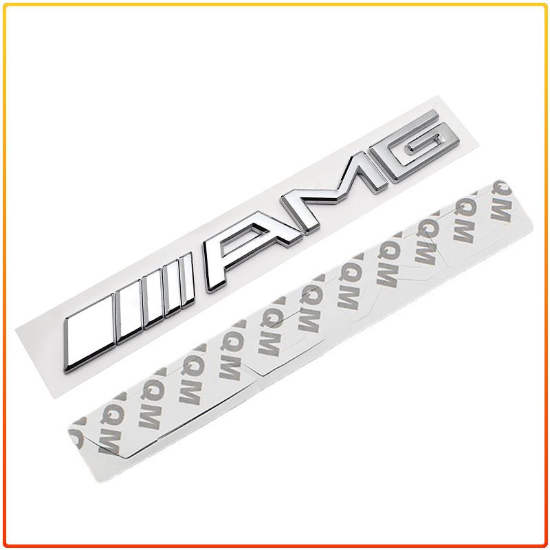 1Pc Auto Rear Body Sticker AMG Badge Logo Emblem for Mercedes Benz W204 W205 W211 W212 W213 W203 W169 W108 W220 X156 GLC A180 Car Label