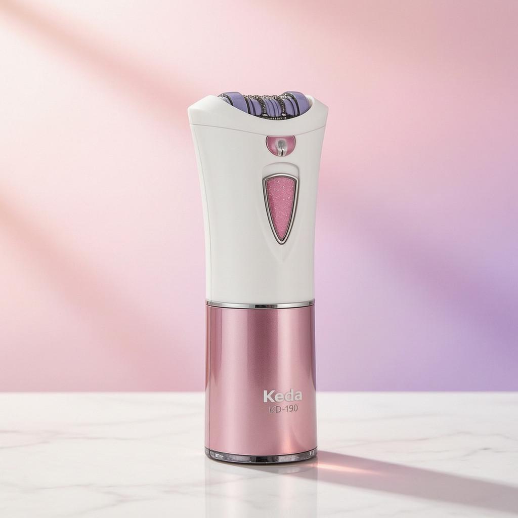 Épilateur Électrique Pour Femmes Avec Corps ABS Et Nettoyage Sans Eau Pour Zones Sensibles
