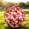 Serbia Printed Size 5 Soccer Ball Wear Resistant Standard Adult Training Football Fan Gift for Indoor Outdoor Match Sports