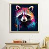 5d DIY Diamond Painting Cross Stitch Watercolor Animal Raccoon Diamond Embroidery Mosaic Full Round Drill Home Decor Arts