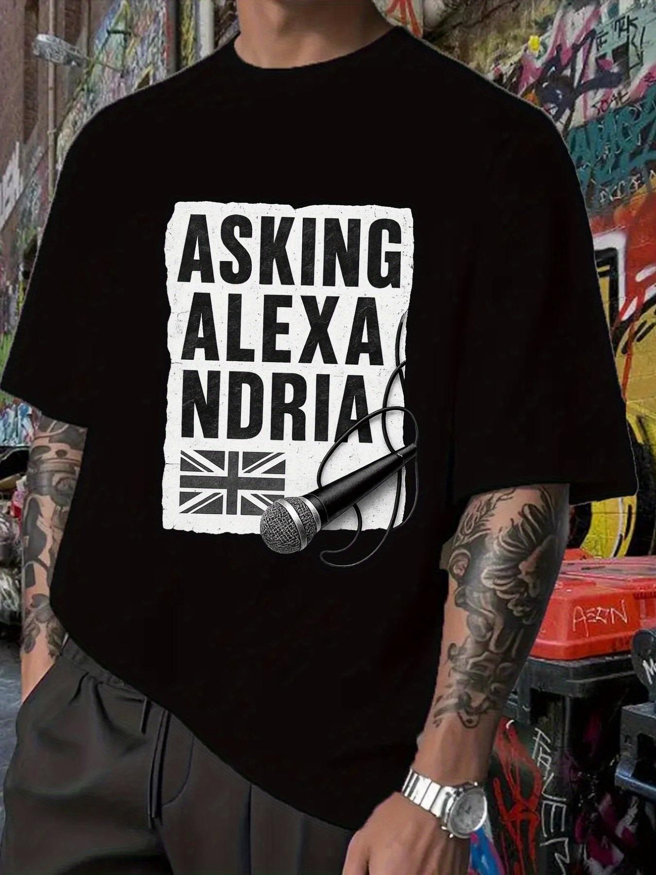 ASKING ALEXANDRIA Band-Themed Print Fashion Trendy Short-Sleeve T-shirt XXXL