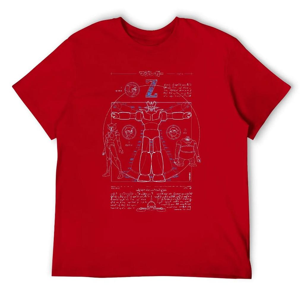 241 Mazinger Z Blueprint For Sale Tees Cute T-shirt Crewneck Campaign  Funny Novelty Travel USA Size