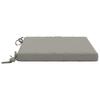 4 Piece Seat Cushions SOEST 4 Pcs. 100percent  Polyester Gray