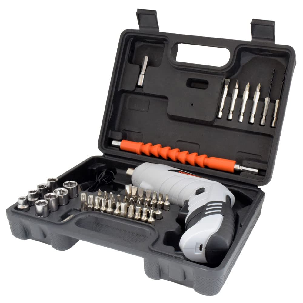 

для каждого набора электрической отвертки Iris Plaza DIY Электрическая дрель Аккумуляторная электрическая отвертка Легкий Дрель-шуруповерт Беспроводной Компактный Mitsukin белый