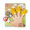 5pcs Funny Cartoon Artificial  Finger Puppets Dinosaur Finger Playing Toys