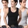 Men's Slim Fit Modal Elastic Sports Vest - Solid Color, Summer Bodybuilding Undershirt