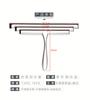 Stainless Steel Wiper Glass Wiper Kitchen Floor Cleaning Scraper Household Window Glass Wiper Cleaner Scraper