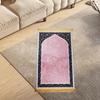 Muslim Prayer Rug Carpet Unique Nonslip Thick Ornament Cushion Mat Floormat for Travel