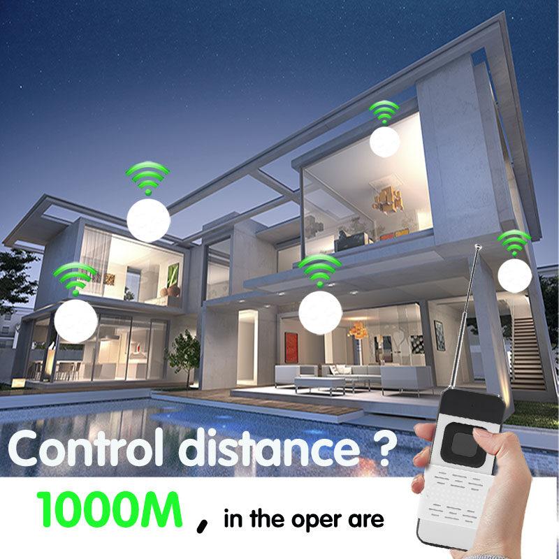433Mhz Wireless RF Module Remote Control Learning Code 1527 Remote Control 1/2/4 Buttons Long Range 1000m for Lamps Lights Gate Door