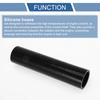 X AUTOHAUX Silicone Hose, Silicone Tube, Intercooler, Turbo, Intake Pipe, Ragator Hose, Black, Length