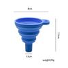 Car Universal Engine Funnel Silicone Liquid Funnel Washer Fluid Change Foldable Portable for Car Repair Tool Oiler Filter Funnel